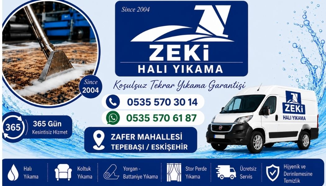 Tepebaşı Zafer Mahallesi halı yıkama